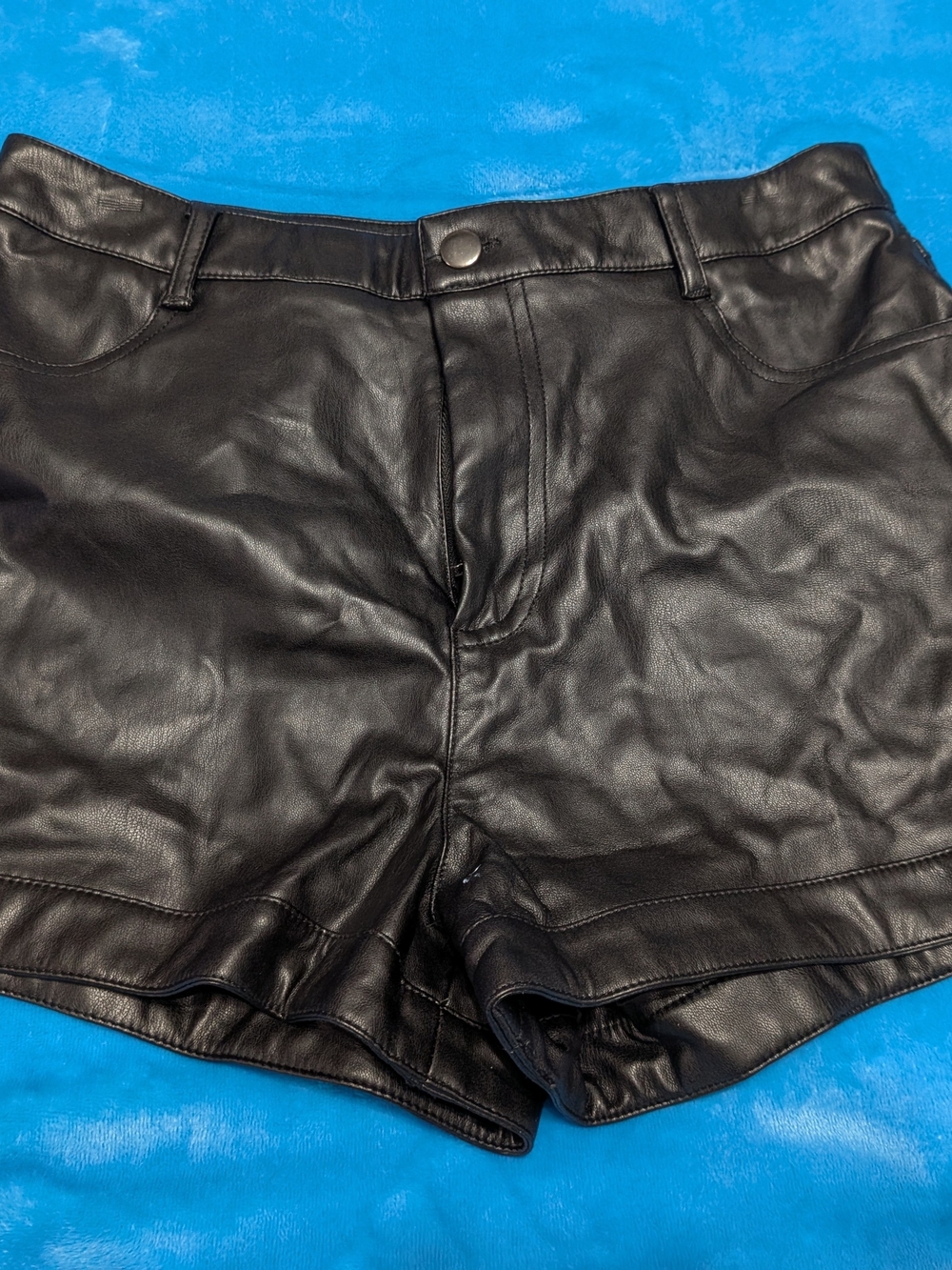 Faux Leather Shorts